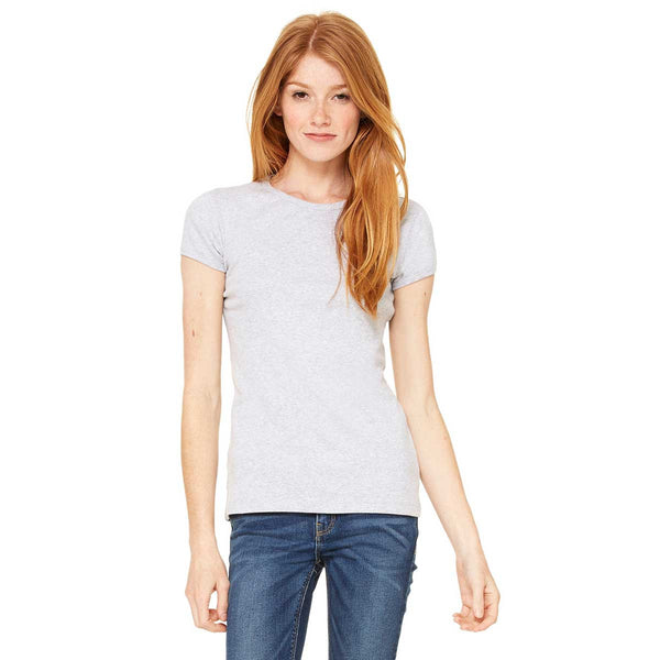 Bella + Canvas Women’s Athletic Heather Stretch Rib Short-Sleeve T-Shirt