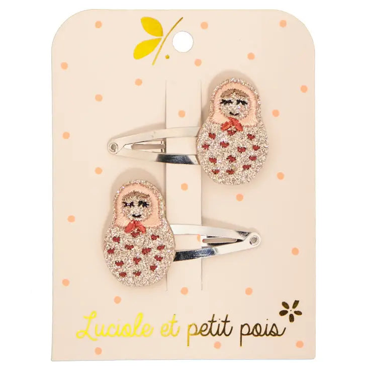 Luciole et Petit Pois – Matryoshka Doll Clips