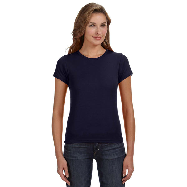 Anvil Women’s Navy Scoop T-Shirt