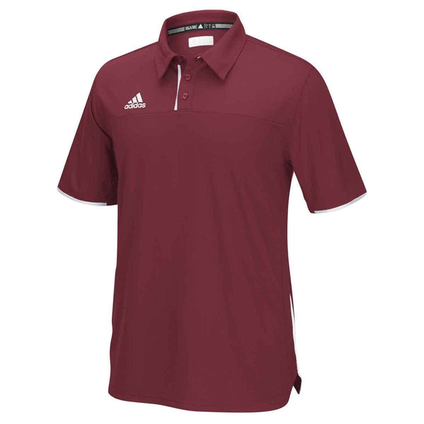 adidas Men’s Collegiate Burgundy Climacool Utility Polo