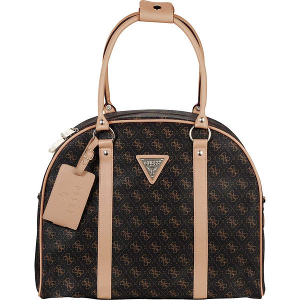 Guess Women’s Brown Logo Affair Dome Travel 15″ Computer Tote