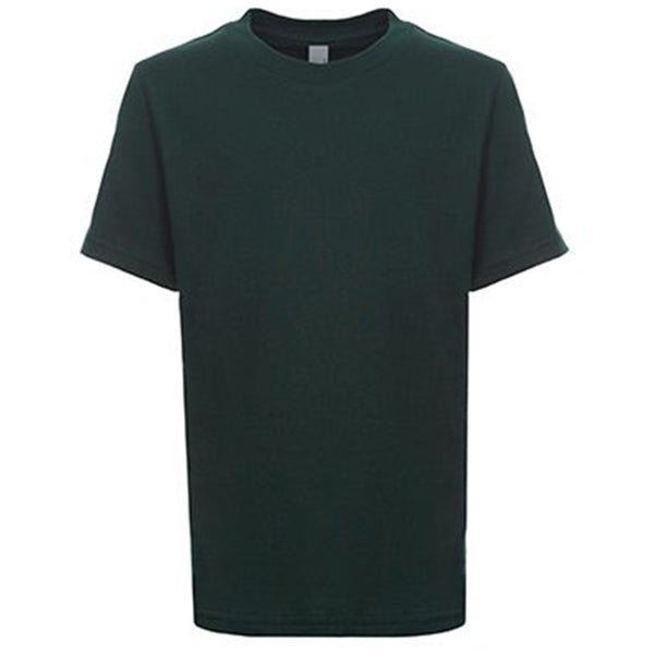 Next Level Boy’s Forest Green Premium Short-Sleeve Crew Tee