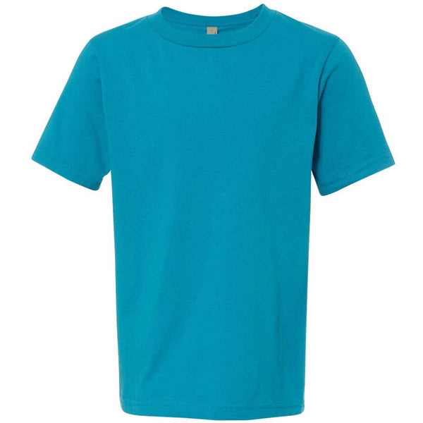 Next Level Boy’s Turquoise Premium Short-Sleeve Crew Tee