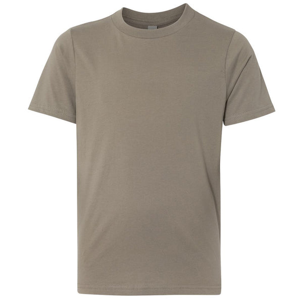 Next Level Boy’s Warm Grey Premium Short-Sleeve Crew Tee