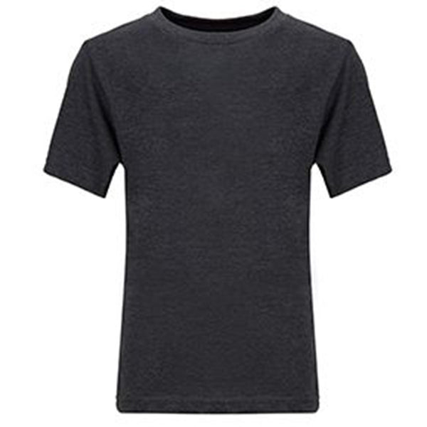 Next Level Boy’s Charcoal CVC Crew Tee