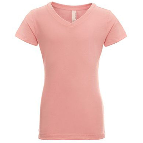 Next Level Girl’s Light Pink Adorable V-Neck Tee