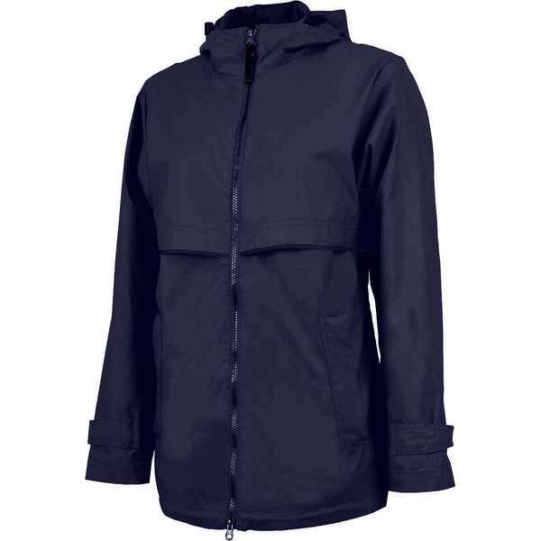 Charles River Women’s Navy/Reflective New Englander Rain Jacket