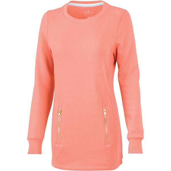 Charles River Women’s Bright Coral North Hampton Sweatshirt