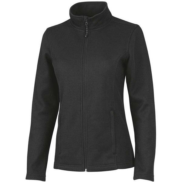 Charles River Women’s Black Heritage Rib Knit Jacket