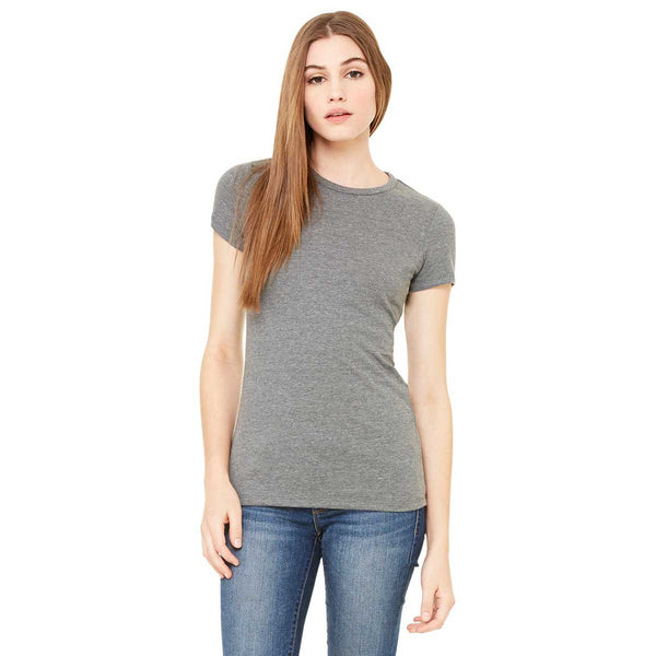 Bella + Canvas Women’s Deep Heather Made in the USA Favorite T-Shirt