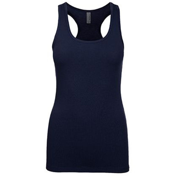 Next Level Women’s Midnight Navy Jersey Racerback Tank