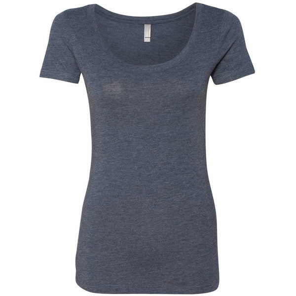 Next Level Women’s Vintage Navy Triblend Scoop Tee