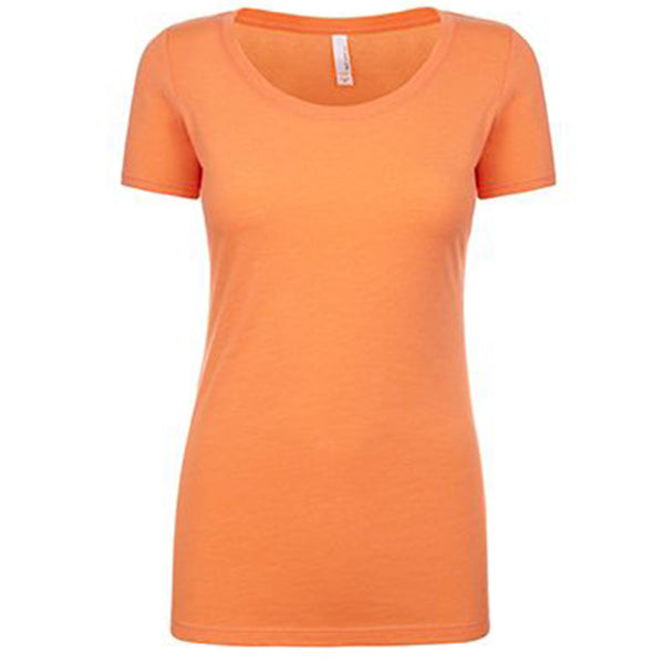 Next Level Women’s Vintage Light Orange Triblend Scoop Tee