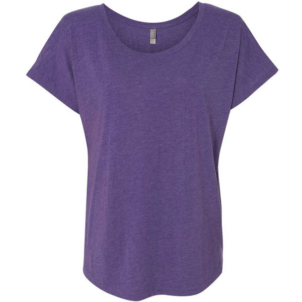 Next Level Women’s Purple Rush Triblend Dolman