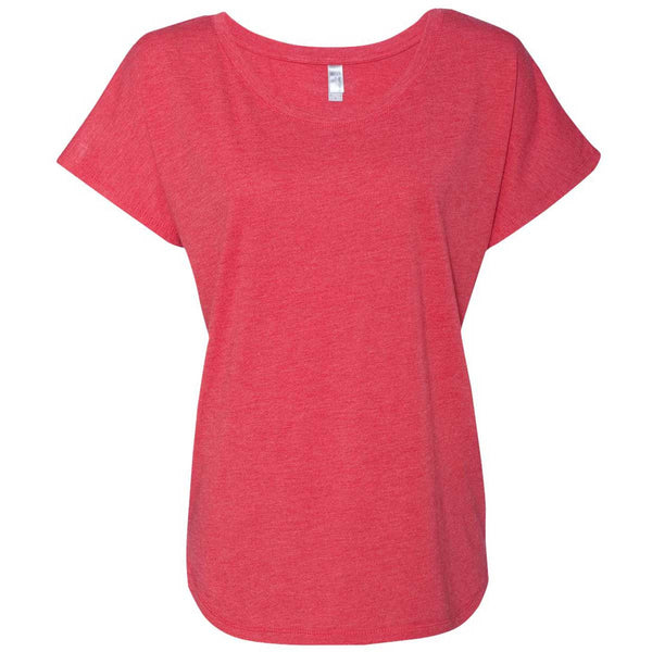 Next Level Women’s Vintage Red Triblend Dolman