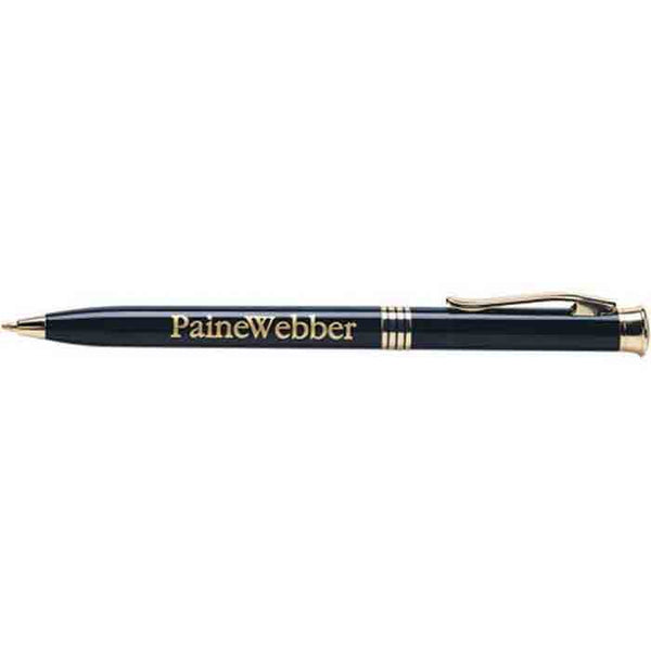 Hub Pens Black Bishop Photo Dome Ballpoint Pen