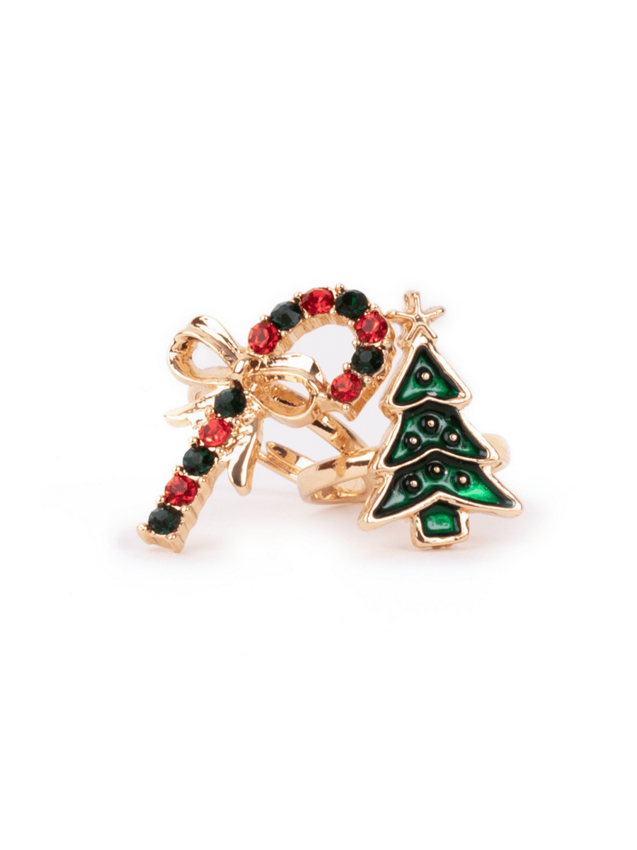 All Aglow Holiday Rings – 2 pc