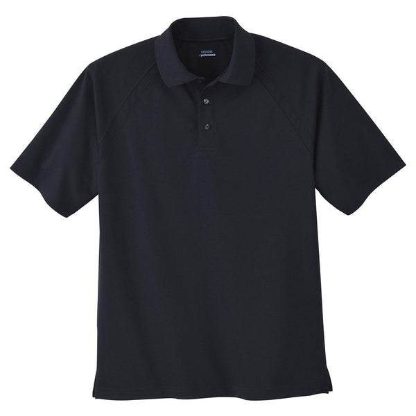 Extreme Men’s Black Eperformance Ottoman Textured Polo