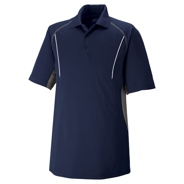 Extreme Men’s Classic Navy Eperformance Parallel Snag Protection Polo with Piping