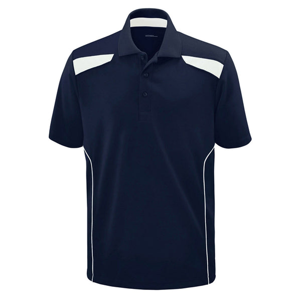 Extreme Men’s Classic Navy Eperformance Tempo Recycled Polyester Performance Textured Polo