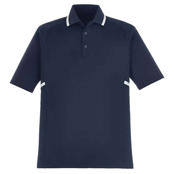 Extreme Men’s Classic Navy Eperformance Propel Interlock Polo with Contrast Tape