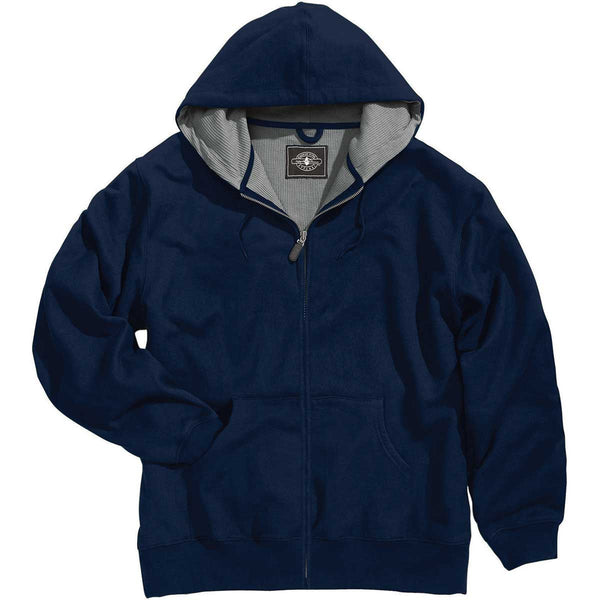 Charles River Men’s Navy Tradesman Thermal Full Zip Sweatshirt