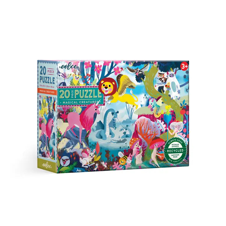 eeBoo – 20 Piece Puzzle – Magical Creatures