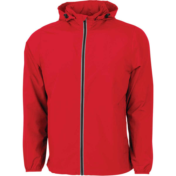 Charles River Men’s Red Pack-N-Go Full Zip Reflective Jacket