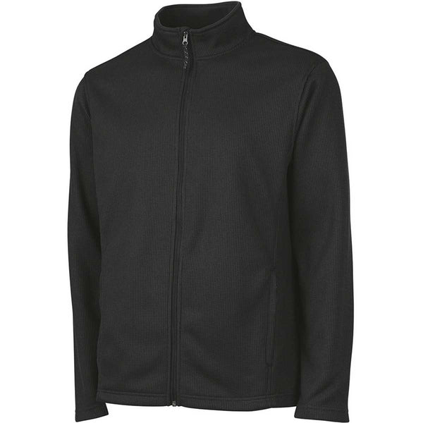 Charles River Men’s Black Heritage Rib Knit Jacket