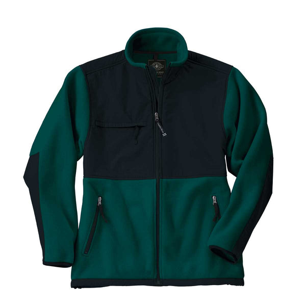 Charles River Men’s Forest/Black Evolux Fleece Jacket