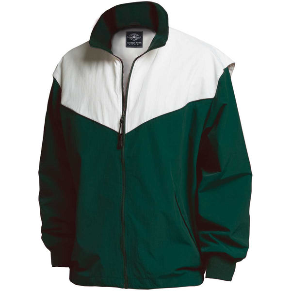 Charles River Men’s Forest/White Championship Jacket