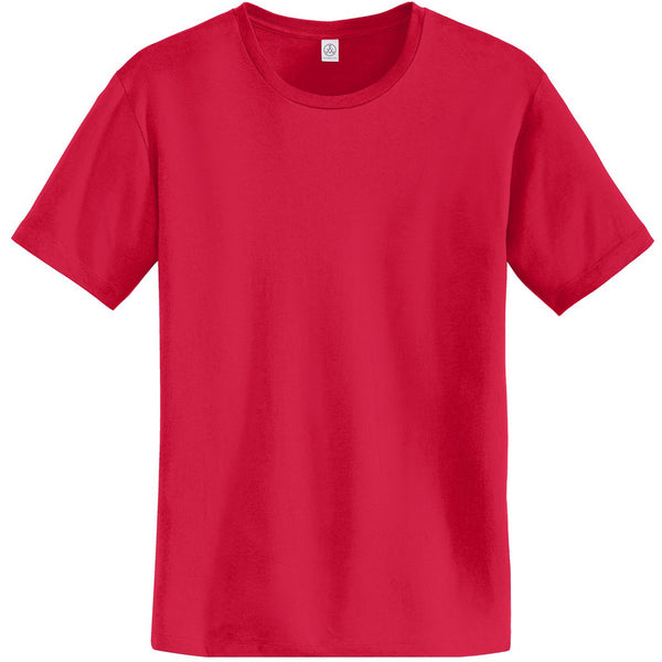 Alternative Apparel Men’s Apple Red Heirloom Crew T-Shirt