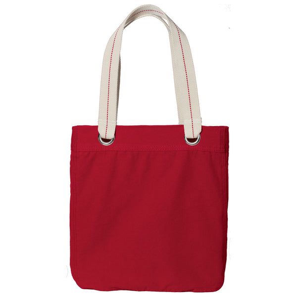 Port Authority Sangria/ Charcoal Allie Tote