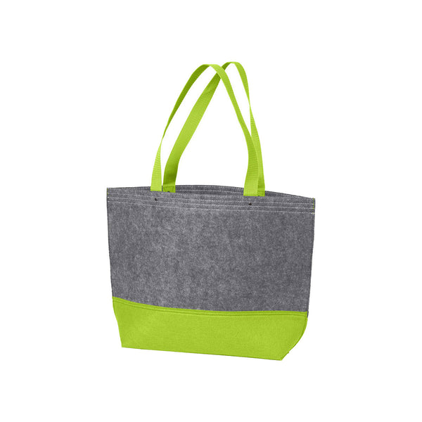 Port Authority Charge Green/Felt Grey Medium Felt Tote