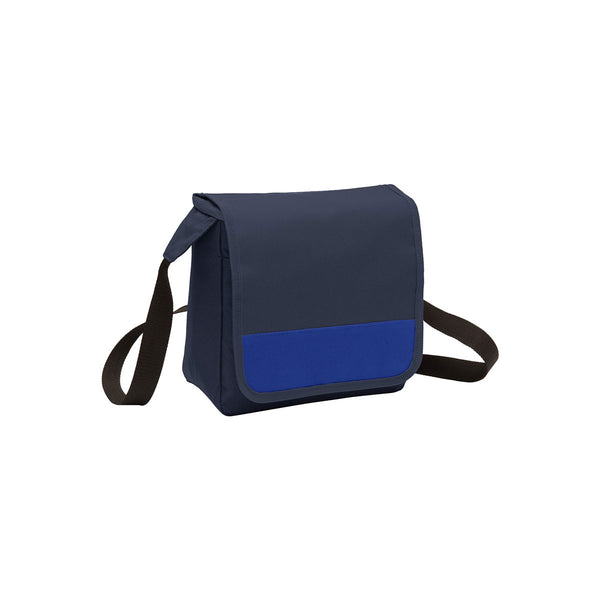 Port Authority Navy/Twilight Blue Lunch Cooler Messenger