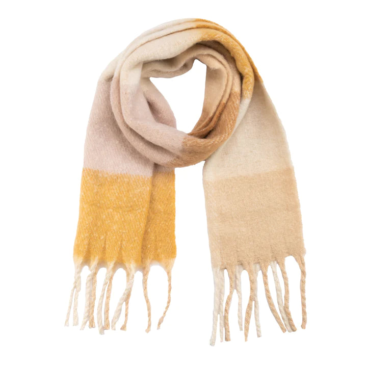 San Diego Hat Company – Women’s Heavy Woven Scarf – Mustard