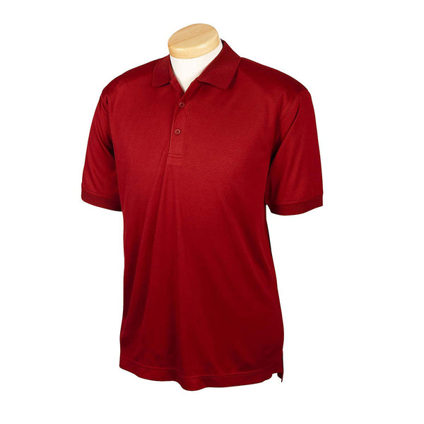 Devon & Jones Men’s Crimson Dri-Fast Advantage Solid Mesh Polo