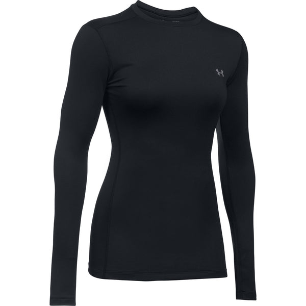 Under Armour Women’s Black ColdGear Fitted L/S Crew