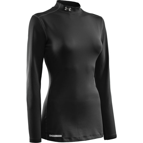 Under Armour Women’s Black ColdGear Fitted L/S Mock