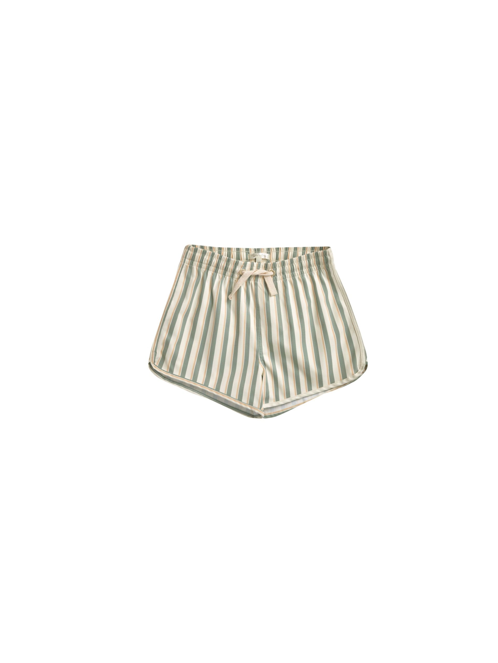 Rylee + Cru – Swim Trunk – Aqua Stripe