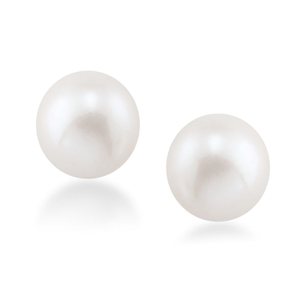 Carolee 7mm Freshwater Pearl 14K Gold Pierced Earrings