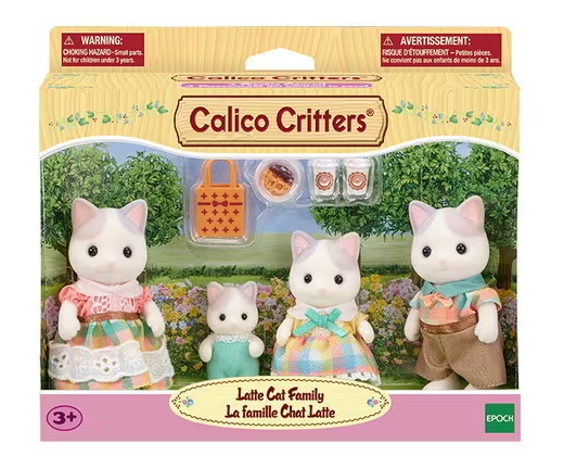 Calico Critters – Latte Cat Family