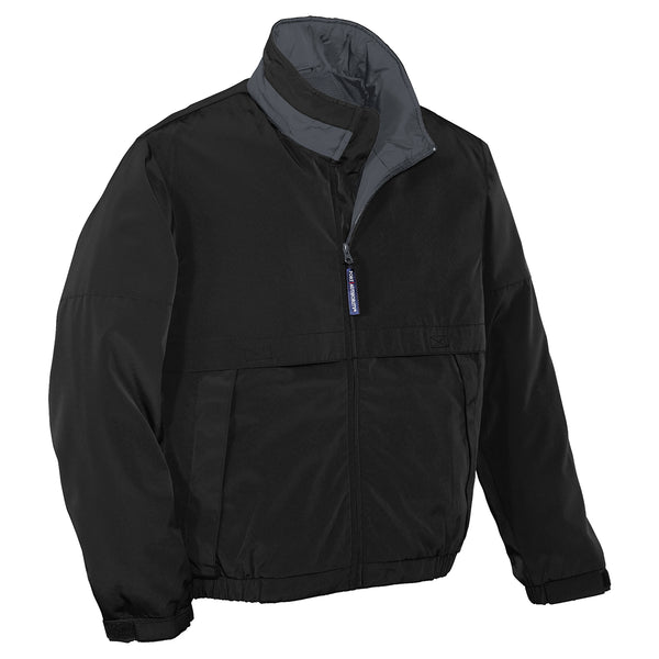 Port Authority Men’s Black/Steel Grey Tall Legacy Jacket