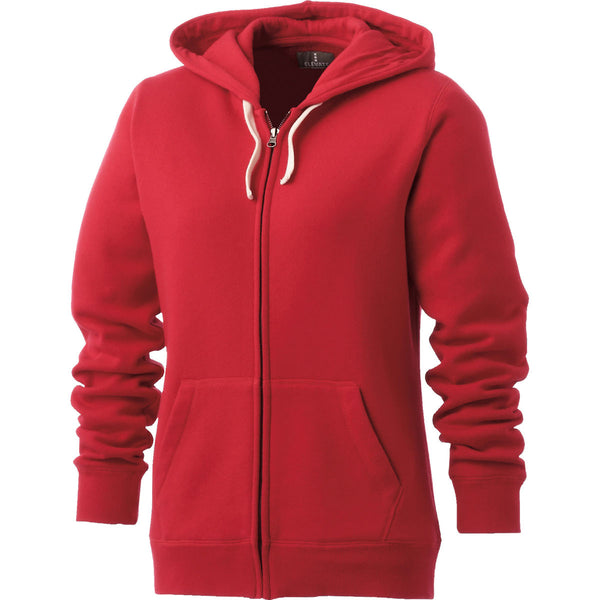 Elevate Women’s Team Red Huron Fleece Full Zip Hoodie