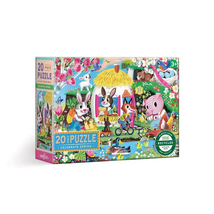 eeBoo – 20 Piece Puzzle – Celebrate Spring