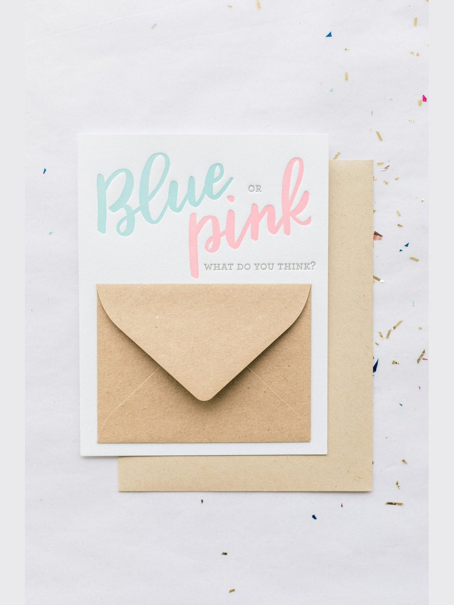 *Parrott Cards – Blue or Pink